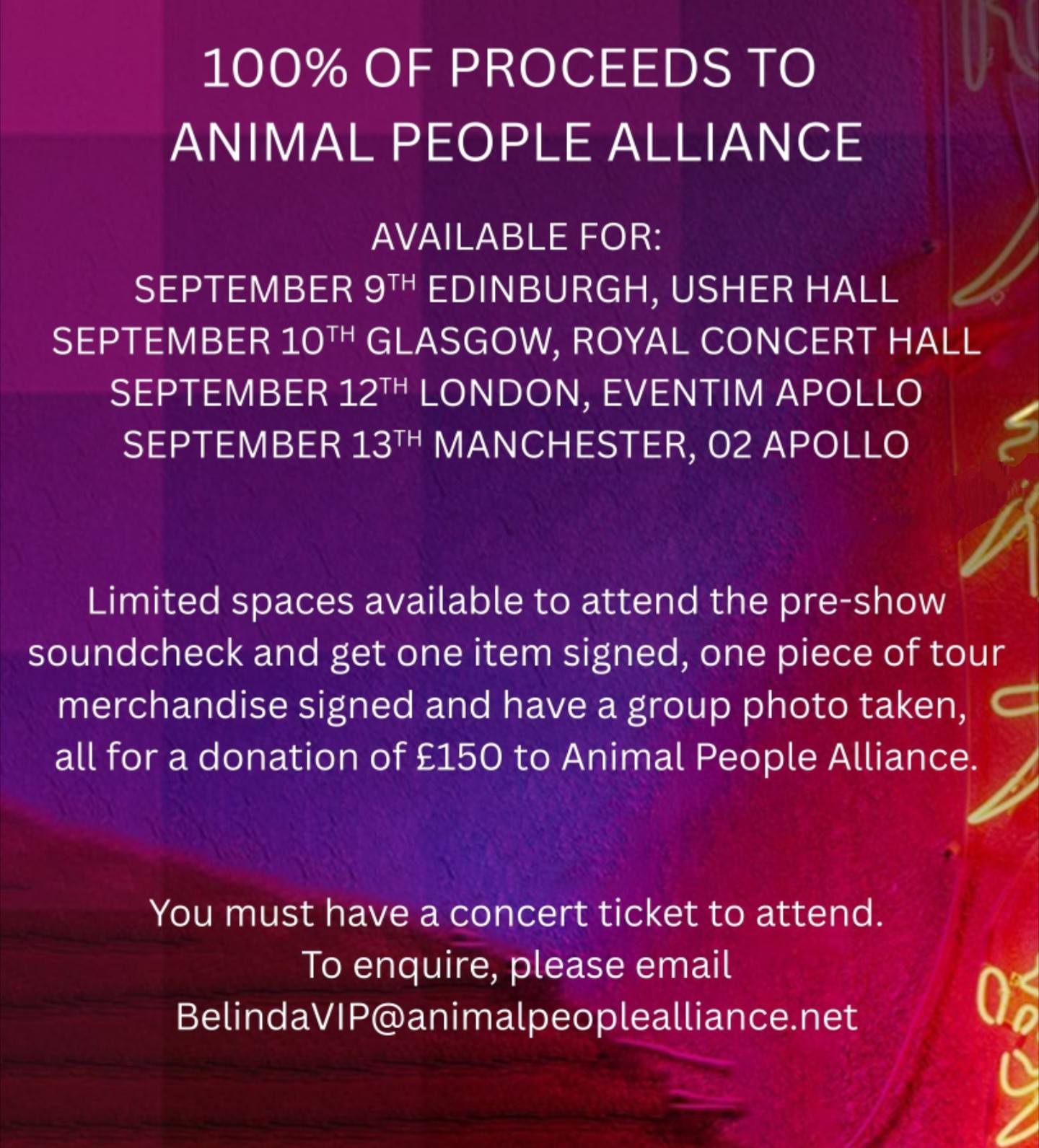 Belinda Carlisle Heavenly Hits Tour Poster 2025
